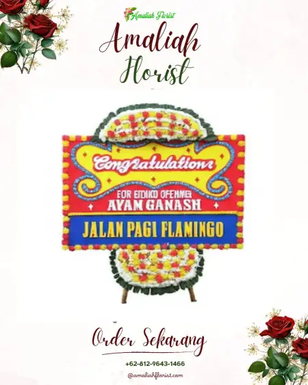 Sewa Papan Bunga Genting